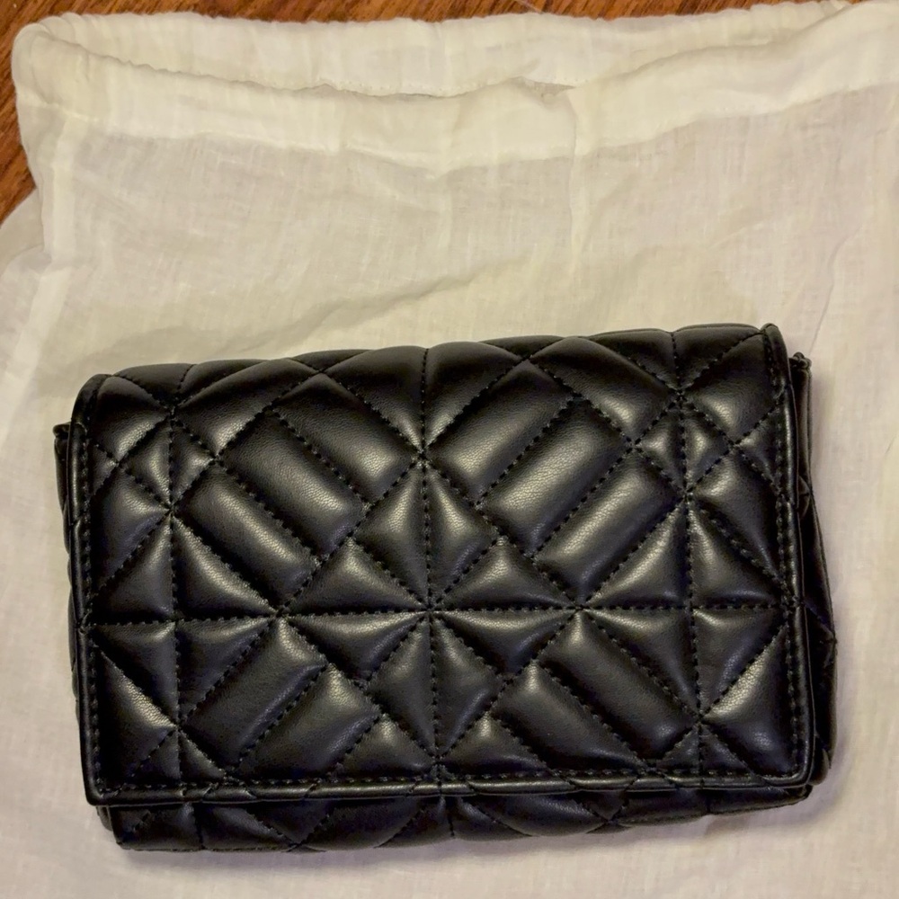 ZARA Black Quilted Purse - Picture 4 of 4